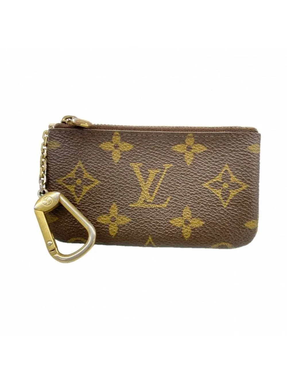 Louis Vuitton Coin Case Monogram Pochette Cles Brown